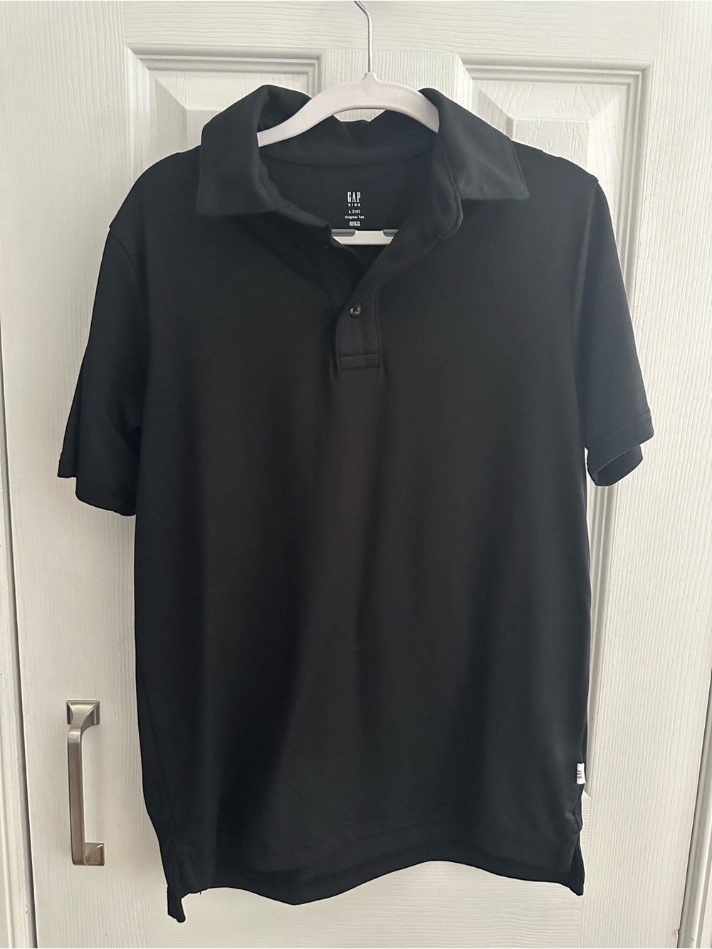 GAP Kids Black Short Sleeve Polo Size 10 - Excellent condition